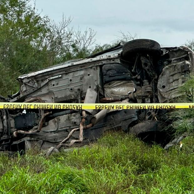 Accidente de la Guardia Estatal Tamaulipas en Carretera Matamoros-Victoria